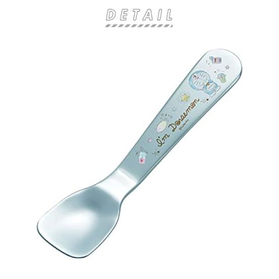 Skater Aluminum Ice Cream Sparkly Sanrio SA1 Spoon, Doraemon, Pastel,