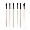 Ultra-thin Sickle Eyeliner & Flat-head Eyebrow Brush for Lower Eyelid and Under-eye Detail