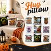 Plush Decorative Pillow Cover Set for Chair Sofa Bedroom Living Room Halloween Themed Soft Fabric Cushion Case Set