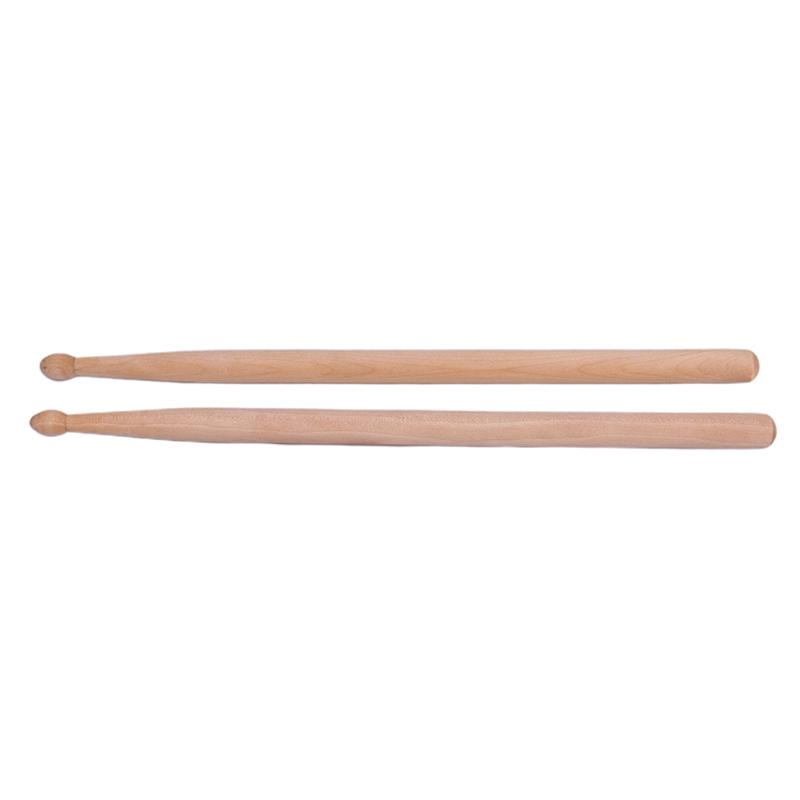 1Pair Lightweight Music Children Maple Wood Oval Tip Drum Sticks Accessories