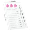 Eyelash Extension Scale Holder Magnetic Acrylic Lash Board With Glue Pallet Cup  False Eyelashes Pad Lash Makeup Tools wholesale