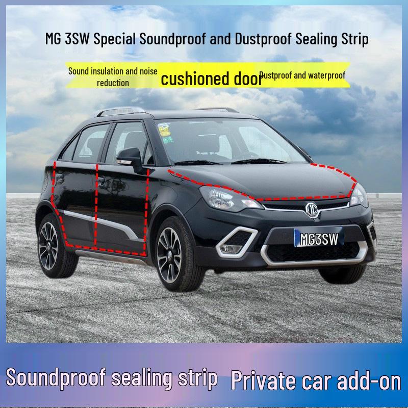 

Уплотнительная полоса MG 3SW: Звукоизоляционная Пылезащитная Резиновая Полоса для Зазора Двери Автомобиля. Universal