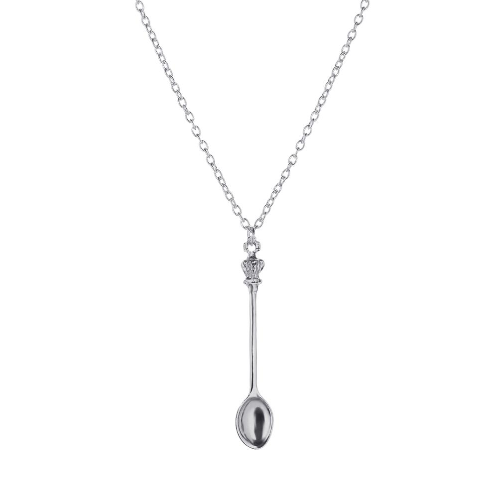 New Charm Mini Crown Spoon Pendant Vintage