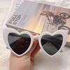 European Style Heart-Shaped Sunglasses for Women & Men - Trendy Korean Fashion Sun Protection Glasses