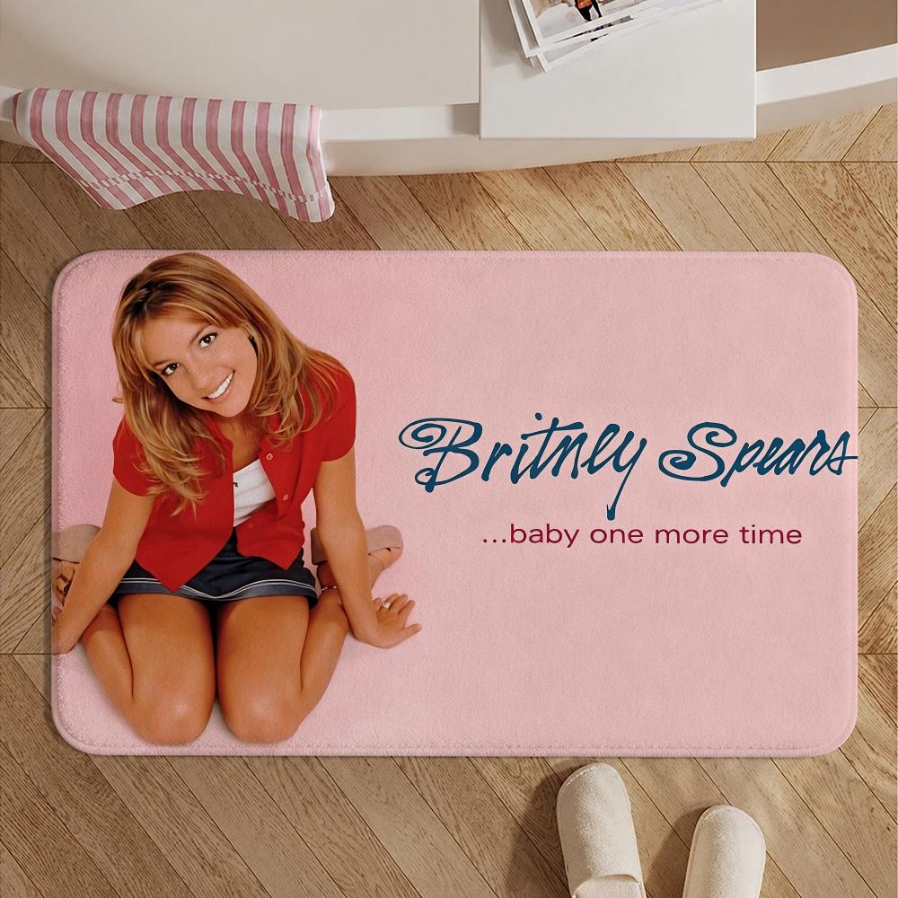 Celebrity-Britney SpearsS Floor Mat Soft Non-Slip Bath Mat, Bedside Carpet, Absorbent Doormat for Home