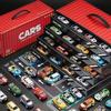 48-Piece Alloy Racing Toy Car Set with Storage Box - Perfect for Boys' Birthdays