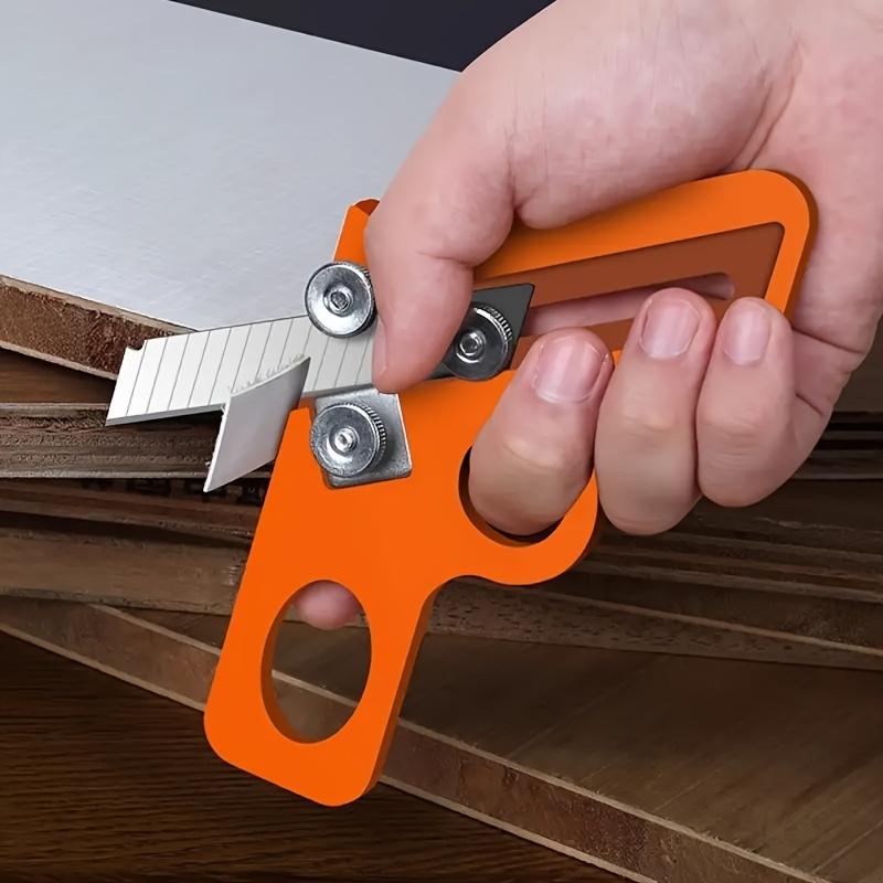 1pc Manual Edge Banding Trimmer, Veneer Edge Cutter Tool, Carpentry Chamfer Plane, Manual Planer Wood Chamfering Fillet Scraper