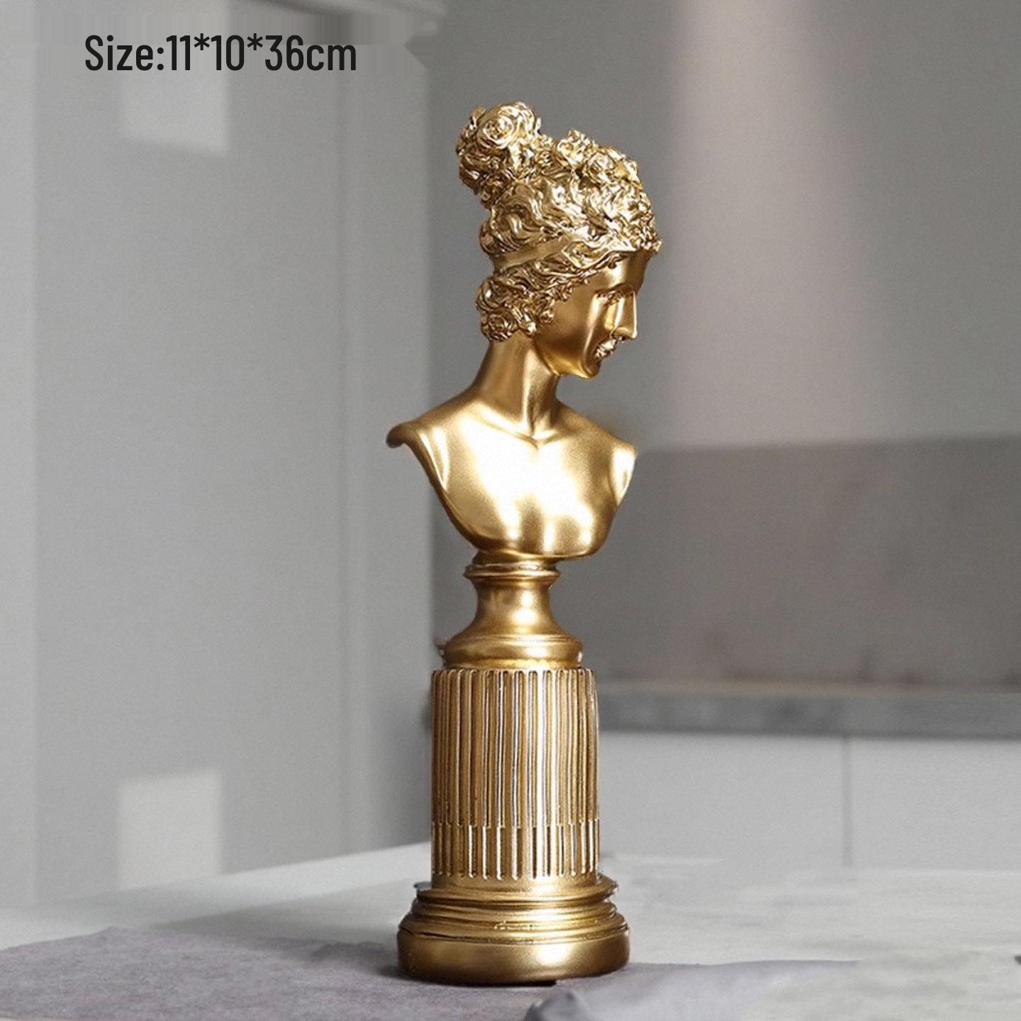 

Nordic Venus Sculpture Ornament - Elegant Light Luxury Figurine золотой