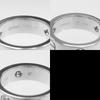 CARTIER love Ring K18 white gold/3P Diamond #5.8(US Size) 8.82g Women Used