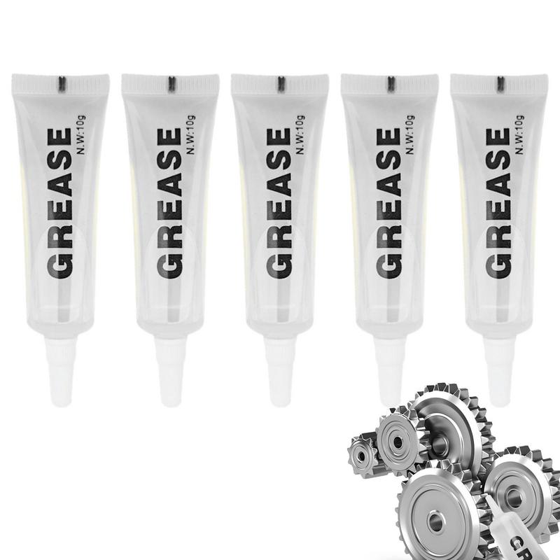5pcs Lubricating Oil Bearing Lubrication Car Gear Valves Chain Reel Butter Oil And Reel Care Grease Repair Maintenance Cleaner