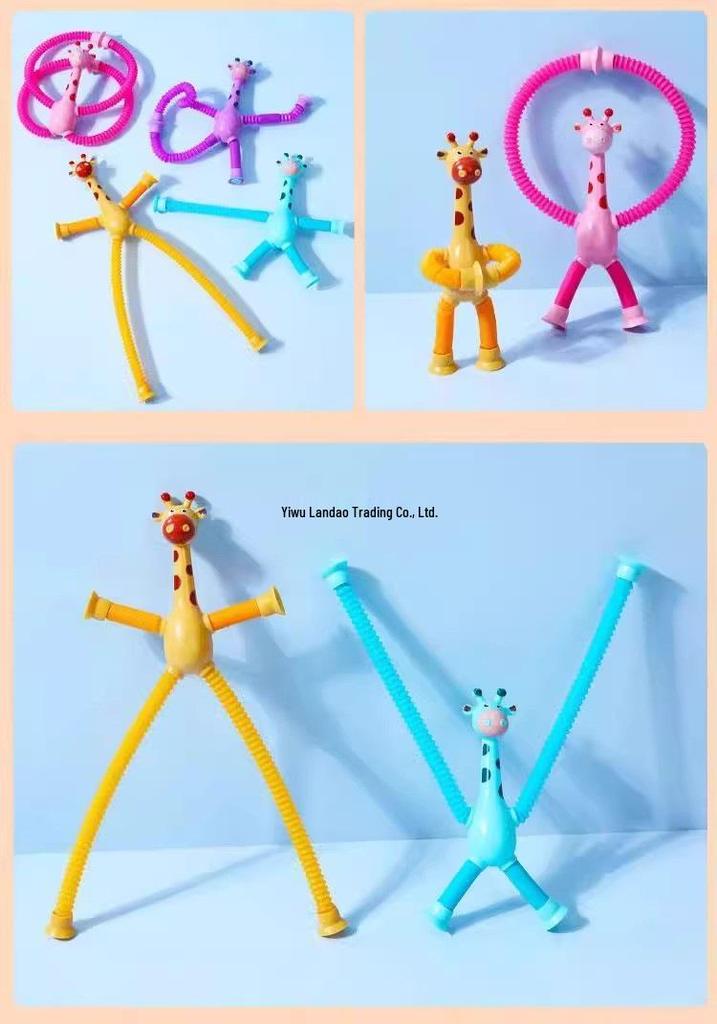 Retractable Giraffe Educational Toy - Perfect for Kids and Kindergarten Gifts