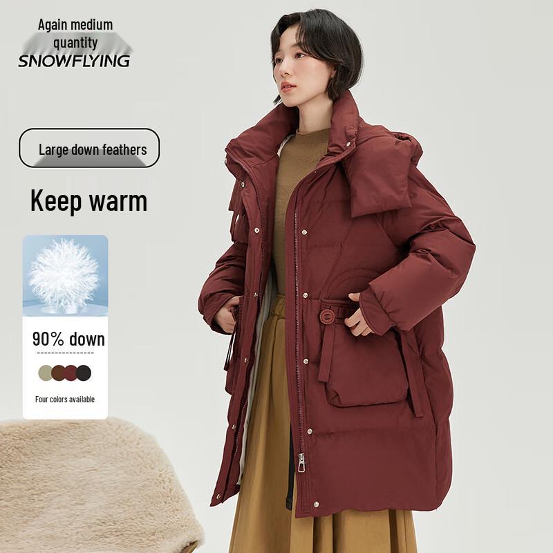 

Xuezhongfei Women s Mid-Length Down Jacket X40147184F S