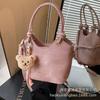 New Bag Women's 2025 Popular Bucket Bag Spring and Summer Niche Design Shoulder Messenger Bag High-end Handbag
