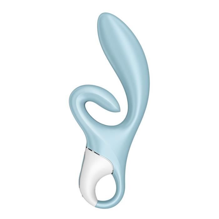 Vibromasseur Rabbit - Satisfyer - Touch Me - Bleu - Flexible - 3 Moteurs Puissants