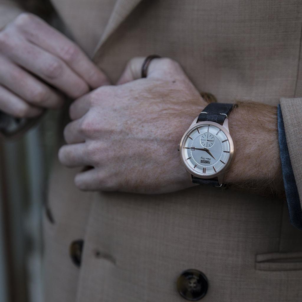 Fondelier STRAMLINER 6R009US1 Men's Watch, Officially Imported, Black