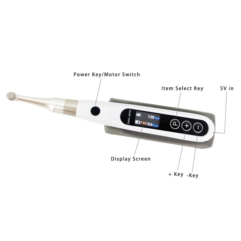 Dental Endodontie Motor Mit Apex Locator 2 IN 1 Endo Motor 16:1 Kontra-Engel für die Wurzelkanalbehandlung, grundlegendes zahnärztliches Instrument