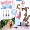 Automatic Handheld Bubble Machine Portable Bubble Blower Toy for Outdoor Indoor Use Lightweight Easy Operation