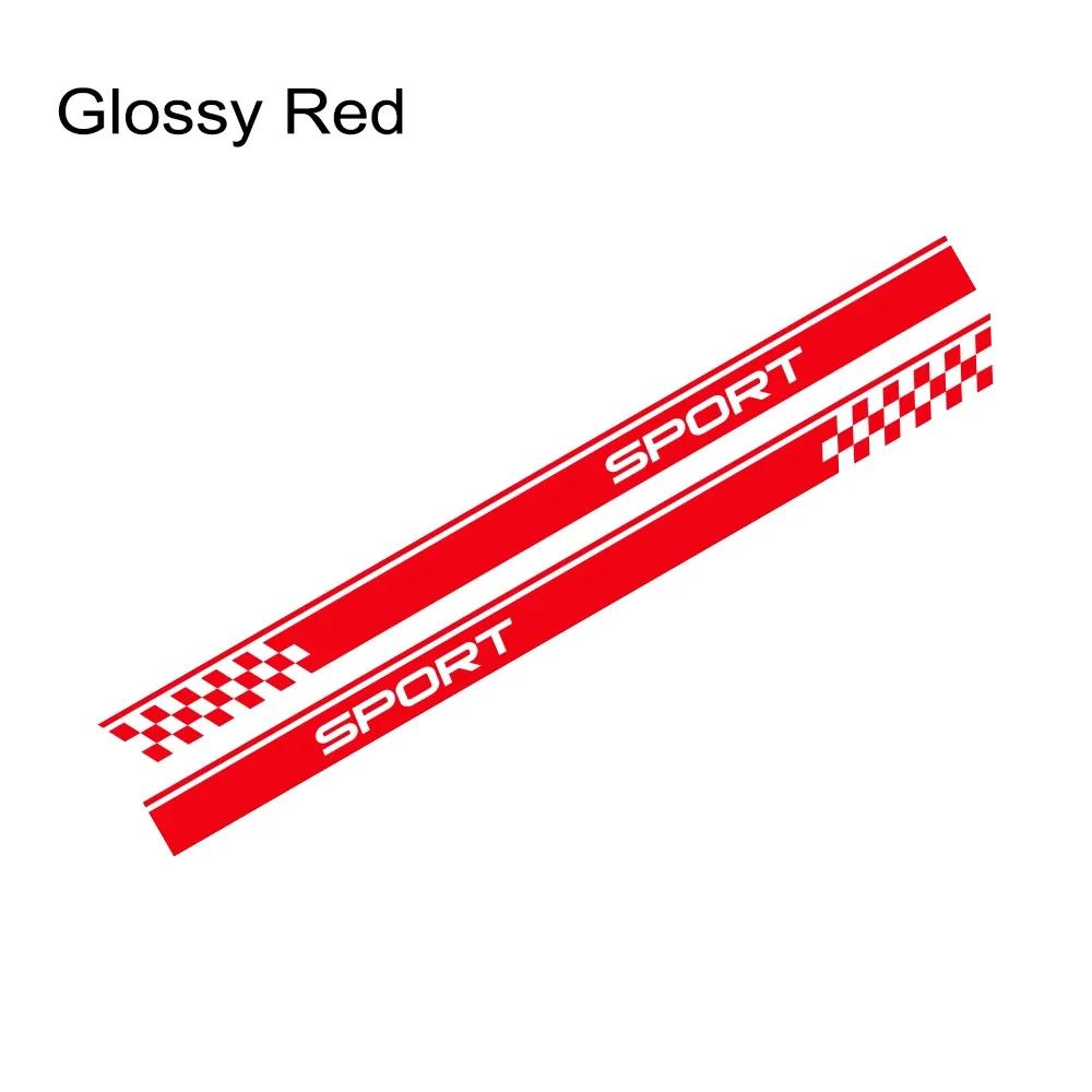 Car Racing Side Body Vinyl Trim Graphic Sticker Decal for MINI Cooper S One JCW F55 F56 F60 R55 R56 R60 Car Exterior Accessories