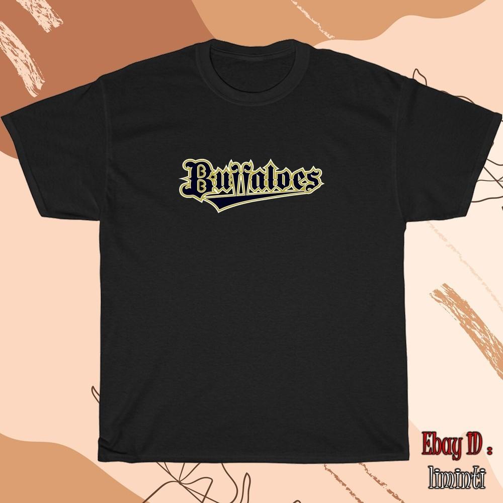New Orix Buffaloes Logo Black/Grey/Whi wbr/ te/Navy T-Shirt Shipped from USA Unisex T-Shirt XXXL