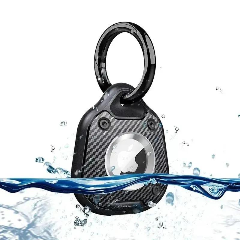 Husă Compactă Impermeabilă pentru AirTag pentru Tracker de Poziție Apple Airtag Cheie Animal de Companie Trei Huse Protectoare Design Durabil și Portabil