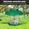 Plastic Protective Dome Cover for Hanging Birds Feeder Weatherproof Hummingbird Feeder Rain Guard Squirrel Baffle