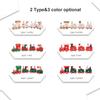 Christmas Decoration Christmas Train with Snowman Train Decor for Christmas Party Christmas Train Ornament Toys for Kids Gift Home Decoration