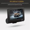 Three Lenses HD Driving Recorder Wide Angle 24H Parking Recorder Car Driving Tachograph  Dash Cam