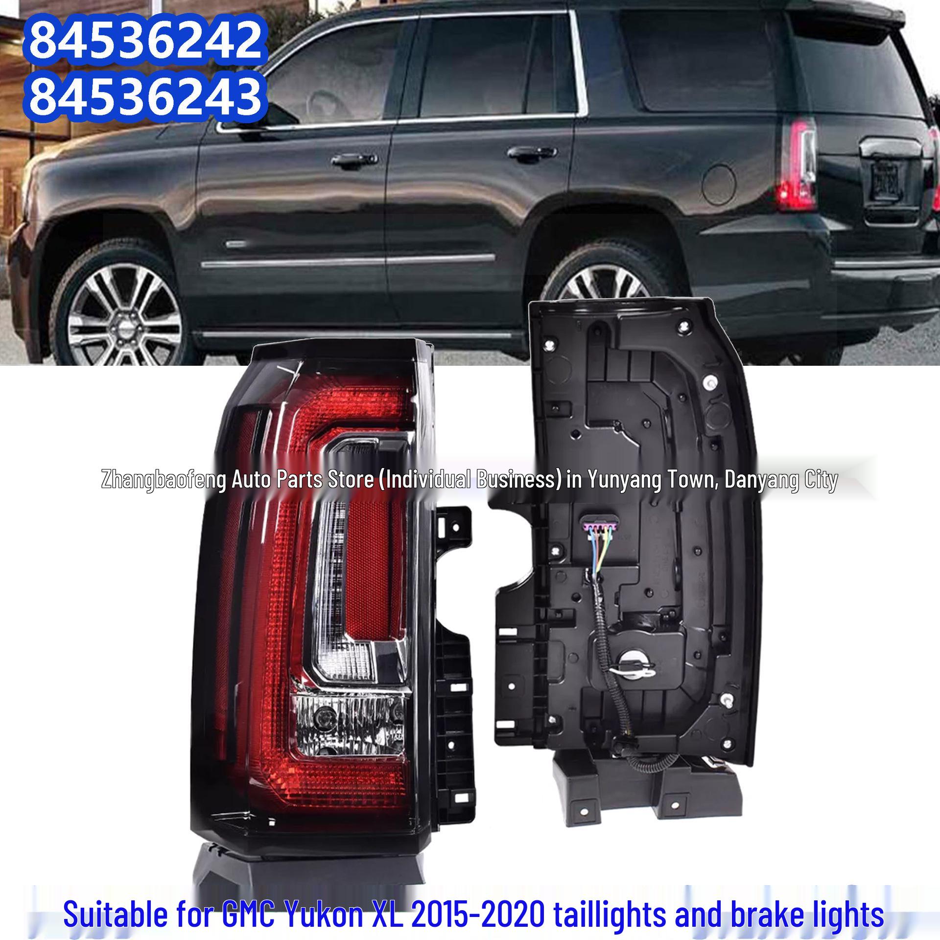 

GMC Yukon XL 2015-2020 Taillights & Brake Lights (Models 84536242 & 84536243) Right