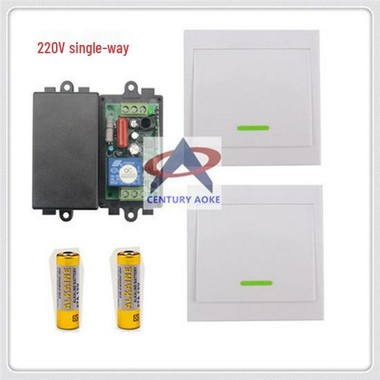 AC315M Single Channel Remote Control Switch with 10A Relay Controller and Wall Panel. Wireless Remote Control Switch