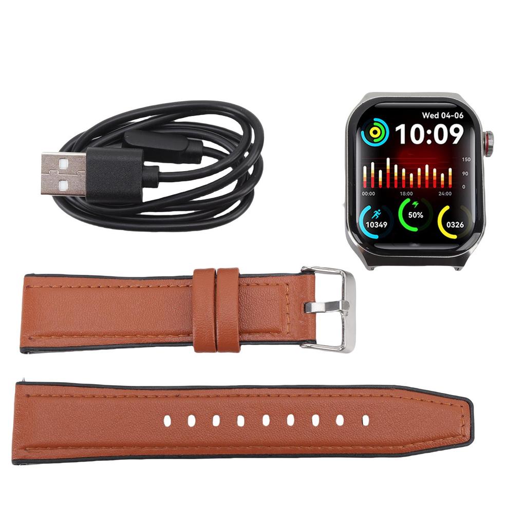 Smart Watch for Men Women 2.1 Inch LCD Touchscreen Bluetooth IP67 Water Proof Sleep Tracking Call SOS Sports Smartwatch