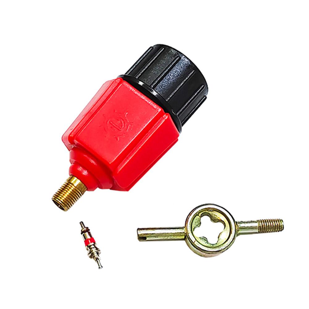 Air Valve Adapter Multifunctional 4 Standard Nozzles Solid Structure for Inflatable Boat Bed for Stand Up Paddle Board