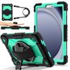 Rotatable Heavy Duty Case For Samsung Tab A11 A9 8.7 SM-X133 X135 X110 X115 X117 Armor Stand Cover With Shoulder Strap