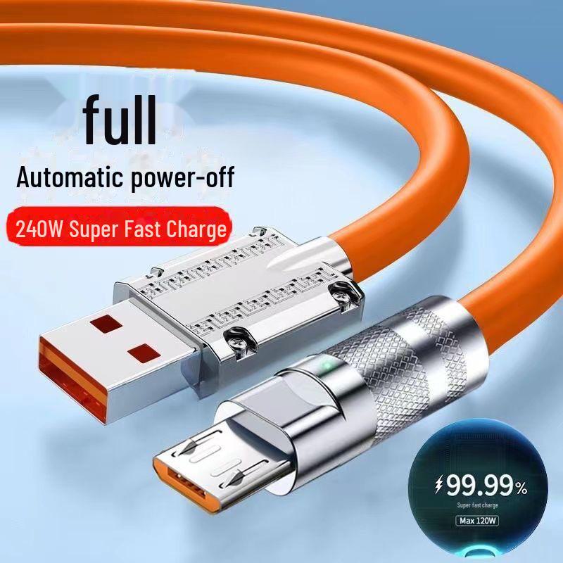 Jike Line Triple-Fast Charging Cable for Apple, Huawei & Android Devices