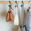 4pcs Bag Hanger Hook Handbag Hat Scarf Plastic Multi-Functional Storage Rack For Wardrobe Backpack No Traceno Deformation Racks