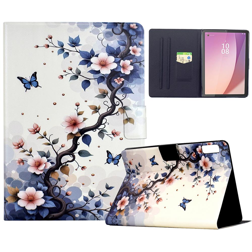 For Lenovo Tab M9 TB-310FU Stand Case Pattern Printing Tablet Leather Cover with Auto Wake/Sleep