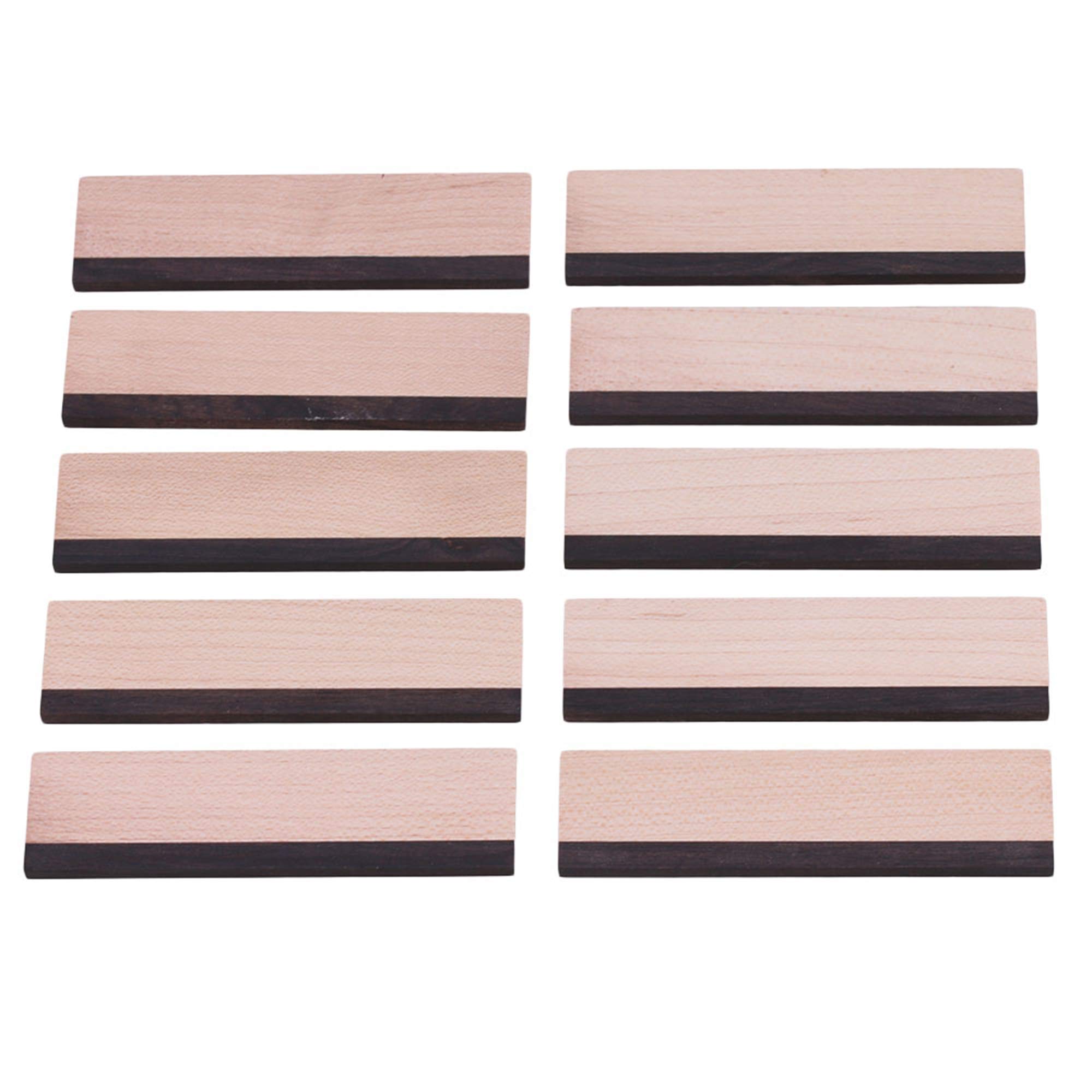 

Bstinay Spider Bridge Saddles for Mountain Dobro Maple Wood Color Dark Brown of Guitars, & Ebony, & (Pack 10)