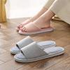 Striped Women's Home Slippers House Shoes Flip Flops Woman Soft Sole Indoor Slippers Open Toe Couple Shoes
