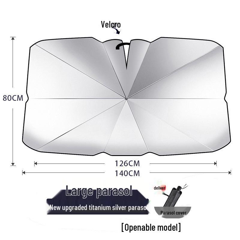 Front Windshield Summer Car Sunshade - Heat Insulation Sun Protection Cover