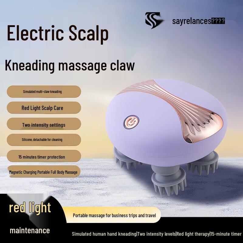 Sayrelances Mini Electric Head Massager CN plug (adapter included)