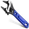 WORKPRO Adjustable Adjustable Wrench, Mini Wide Wrench, Seat Type, 120mm, Maximum Opening 24mm, Adjustable, with Graduations, for CR-V, Water Pipes, F