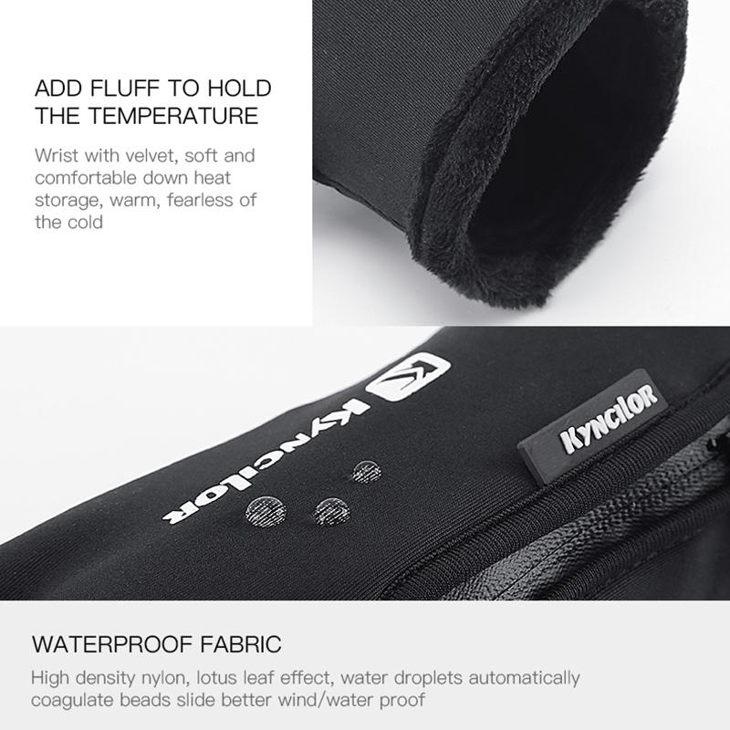 Hiking Gloves Full Finger Windproof Anti-stick Waterproof Climbing Mount Bicycle