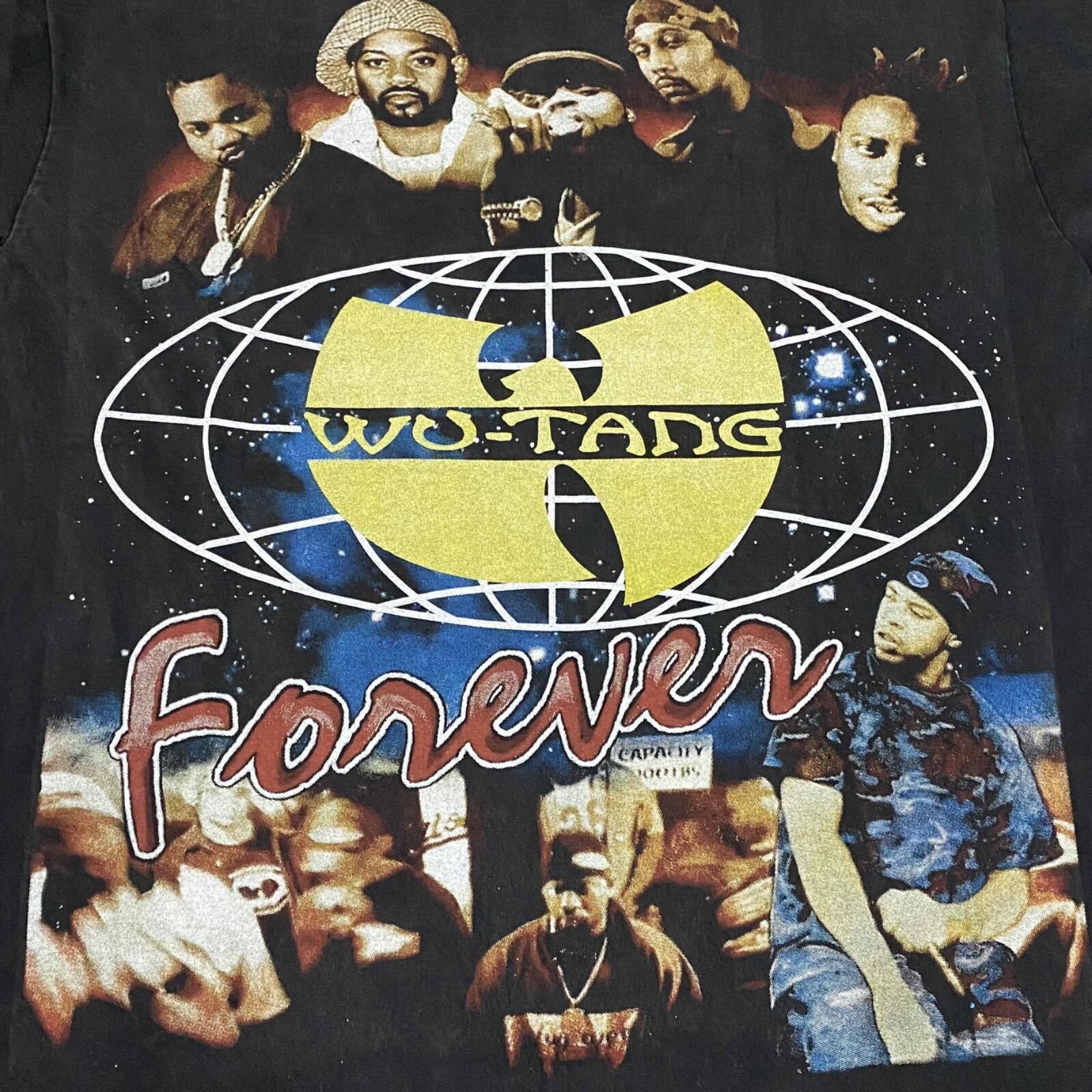 Vintage Wu Tang Clan WU-TANG FOREVER Hip Hop Sz. L Single Stitch REPRINT Unisex T-Shirt S