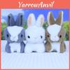 Adorable Plush Bunny Toy Cute Rabbit Keychain Small Stuffed Animal Gift Wholesale
