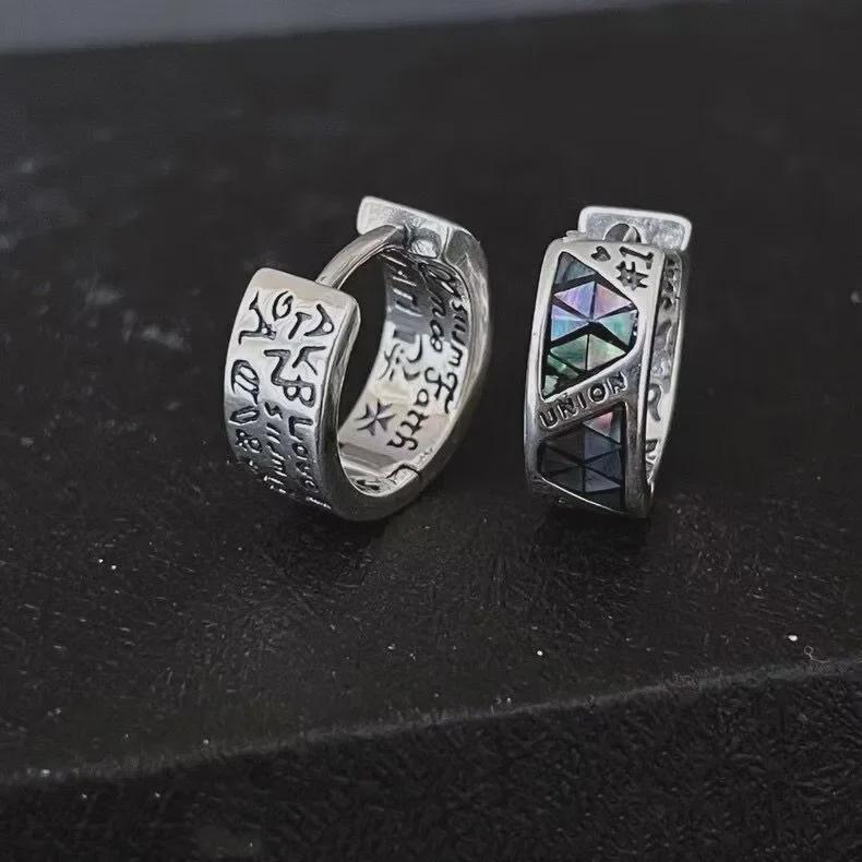 Geometrische Graffiti Totem Ohrringe: Bunte Hülle, Hochwertiges Versilbertes Design, 2023 Trend für Frauen