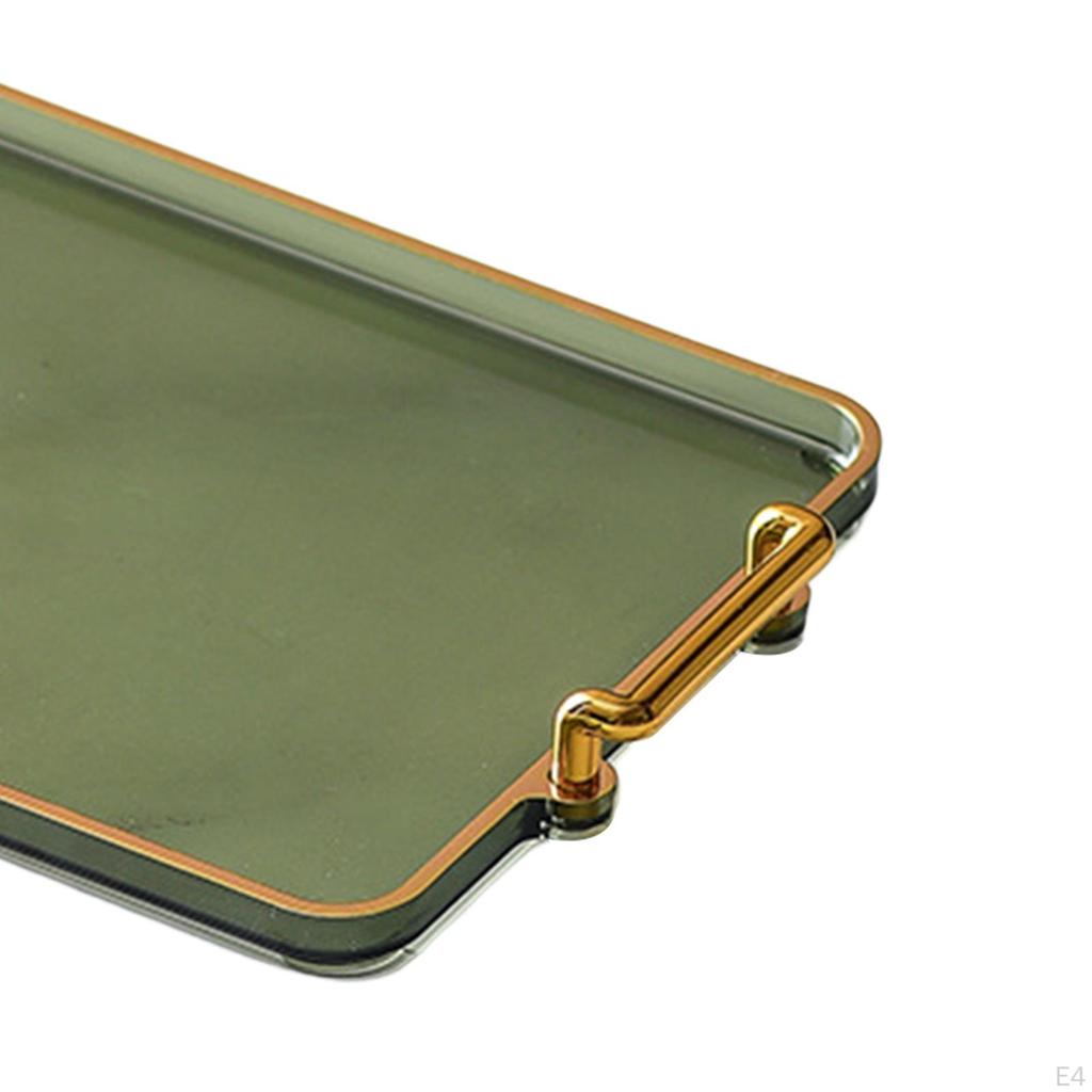 Nordic Style Farmhouse Serving Tray Food Cup with Handles Trinkets Keys Storage