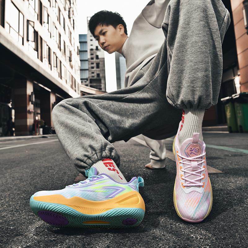 Low-top basketball shoes men's and women's mesh sports shoes junior high school students basketball shoes actual field boots