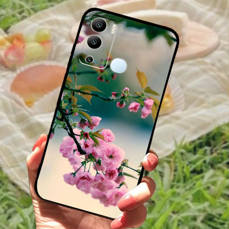 For Infinix Hot 12i Case 12 i X665B Silicone Soft TPU Phone Cover For Infinix Hot 12 Pro X668C Cases Hot12 X6817 Bumper Fundas