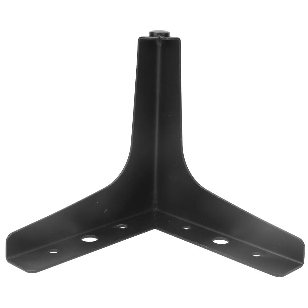 4 Pcs Iron Electroplated Furniture Cabinet Leg for Sofa Bedside Table Coffee Table13 Cm (1.8mm Thick)  Black