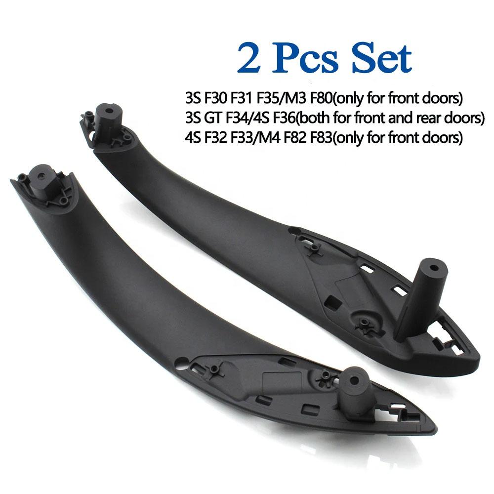 Pour BMW Série 3 F30 F80 F31 F32 F33 F34 F35 F36 2013-18 Poignée de porte intérieure Panneau intérieur avec garniture de protection Accessoires de voiture