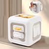 6 In 1 Montessori Cube Toys Sensory Busy Board Baby Practi Skills Drawer Cube Fidget Educational Toys for Girl Boy